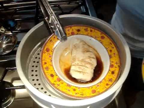 Steamed Garlic Chicken Recipe for one