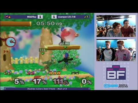 Battlefield: Rebirth Doubles Losers Finals - Midi/Ray (Red) vs vcamper/J.R. Frill (Green)