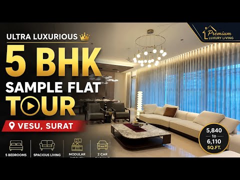 5 bhk Sample flat - Vesu - Surat