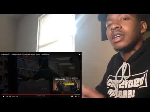 AMERICAN REACTS to Unknown T x Crazy Cousinz - Throwback [Music Video] | GRM Daily