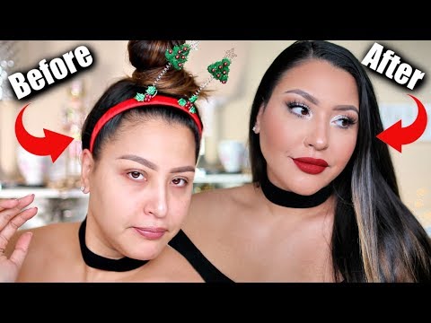 Christmas/NYE Makeup: Glitter Cut Crease Video