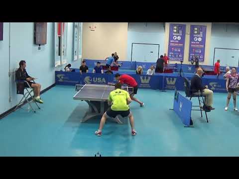 Westchester Table Tennis Center Sept 2019 Open Singles Semi-Final - Yijun Feng vs Mishel Levinski
