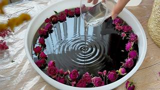 GENIUS DIY Idea! Real Flowers + Epoxy Resin = Beautiful Result