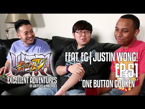 ONE BUTTON GOUKEN! The Excellent Adventures of Gootecks & Mike Ross ft. EG Justin Wong! Ep. 51