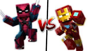 SPİDERMAN SET VS İRONMAN SET (Minecraft)