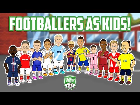FOOTBALLERS AS KIDS😂