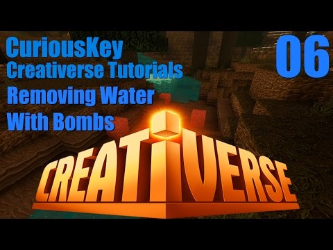 Creativerse Tutorials 06: Removing Water With Bombs! (R31)