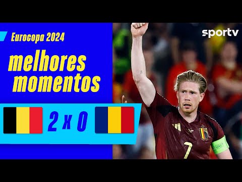 Gols e lances de Bélgica x Romênia