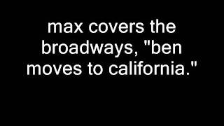 broadways - ben moves to california (cover) - by max