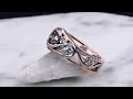 video - Two-Toned Diamond Celebration Swirl with Rails
