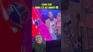 Flava Flav snatched off stage at VMAs #flavaflav #taylorswift #postmalone #vmas2024