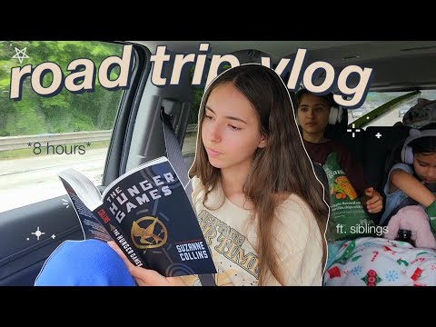 *8 HOUR* road trip vlog 🚗 | ft. siblings (chaotic)