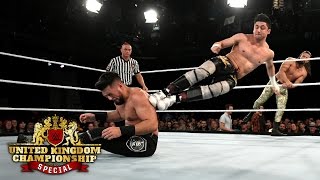 Rich Swann & Dan Moloney vs. The Brian Kendrick & TJP: WWE U.K. Championship Special, May 19, 2017