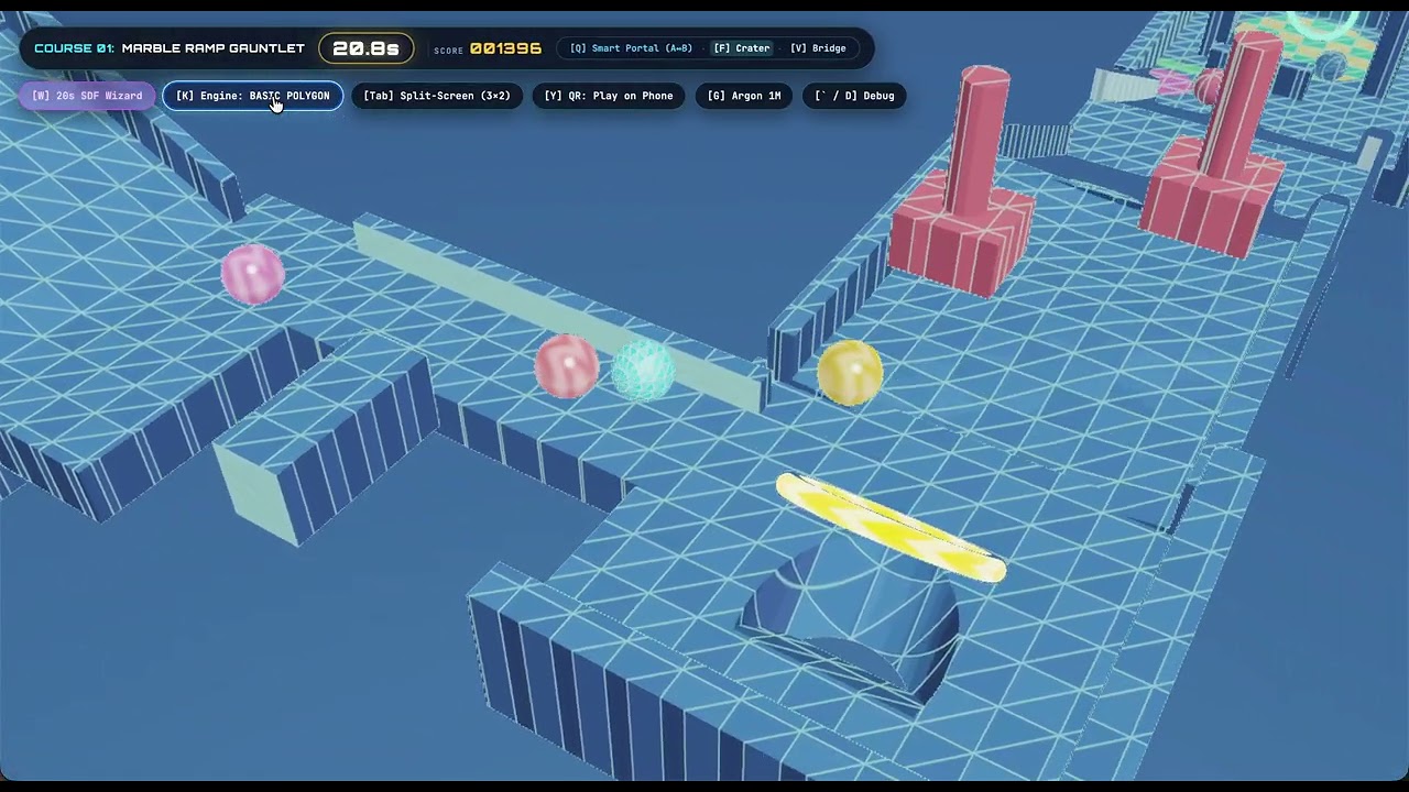 SDF Marbles project preview