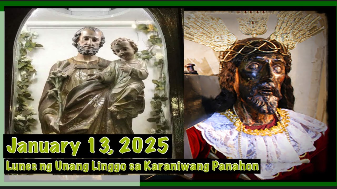 Quiapo Church Live Mass Today Monday January 13, 2025