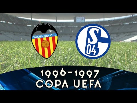 Valencia CF vs. Schalke 04 Copa UEFA 1996-1997 Partido Completo Cuartos de final,Vuelta