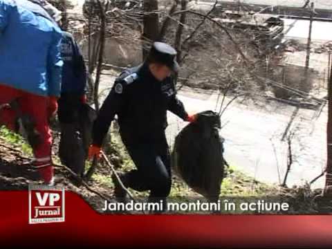 Jandarmi montani în acţiune