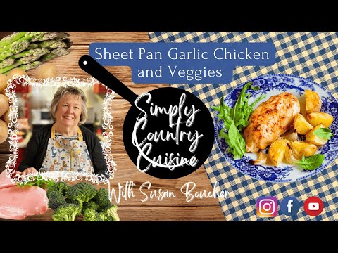 Sheet Pan Garlic Butter Chicken & Veggies