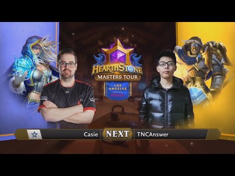 《爐石戰記》大師巡迴賽 洛杉磯站 - Day 3 準決賽 | TNCAnswer vs Casie