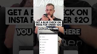 How To Get A Blue Check Mark On Instagram For Under $20