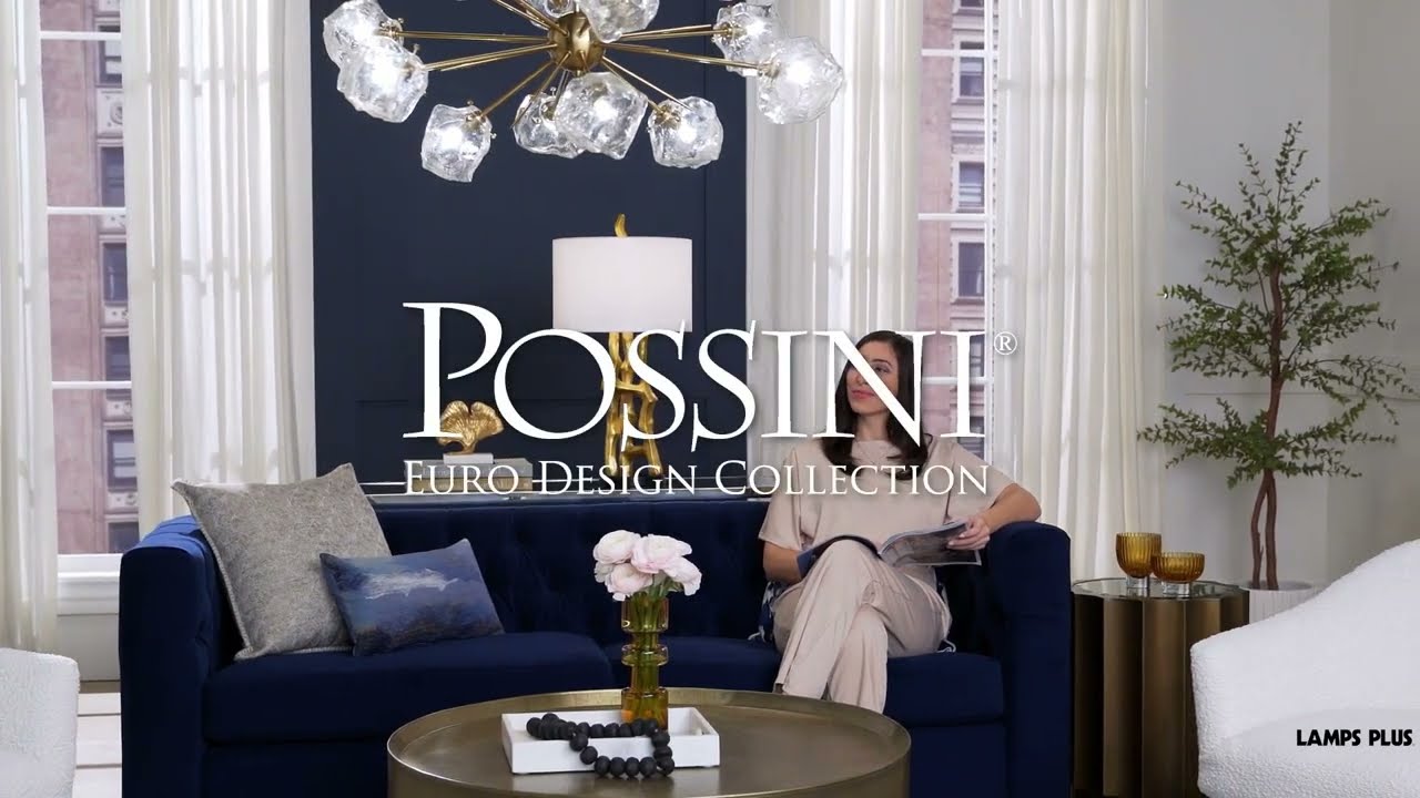 Video 1 Watch A Video About the Possini Euro Design Organic Sculpture Modern Gold Table Lamp