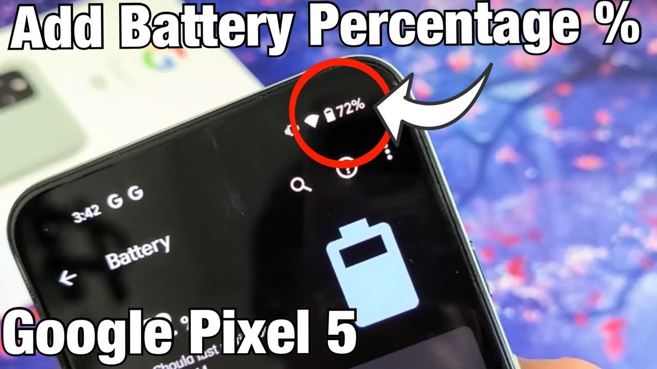 Pixel 5: How to Add Battery Percentage % Remaining on Status Bar