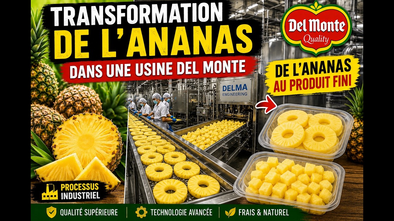 Pineapple Processing Del Monte