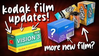 Kodak Vision 3 Changes, More New Color Films, Yashica Camera, and More!