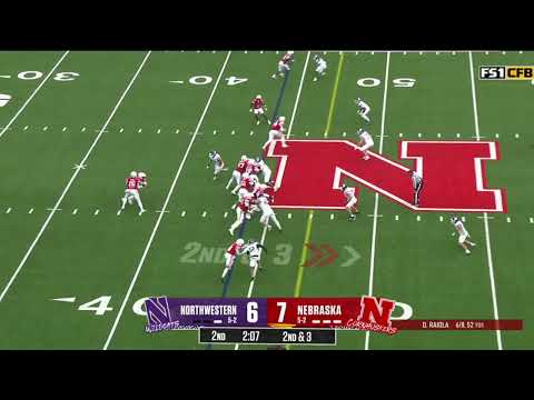 Isaiah Mozee run 1 vs Northwestern 2025