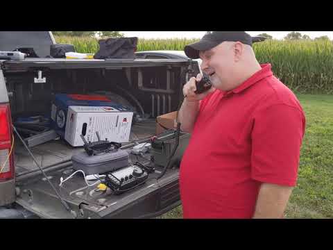 HF Drone Antenna QSO on 40m