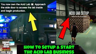 How To Setup And Start The New Acid Lab Business In GTA Online