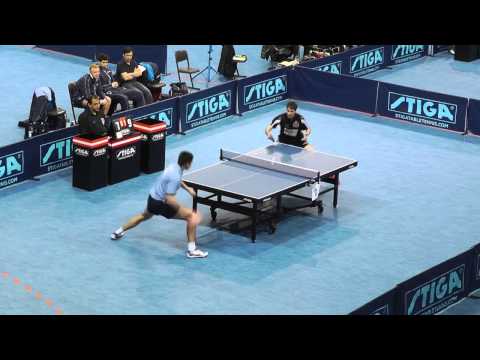 (1vs2) Kojic vs. Mühlbach | TTC Schwalbe Bergneustadt - TTC Jülich | 19.01.2014 | Tischtennis