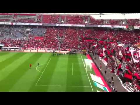 Bayer 04 Leverkusen Super Stimmung vor dem Spiel Nordkurve der Bayarena