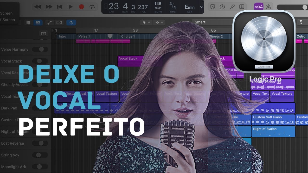 Som de voz Profissional - Get a Great Vocal Sound with one plugin. Logic pro X