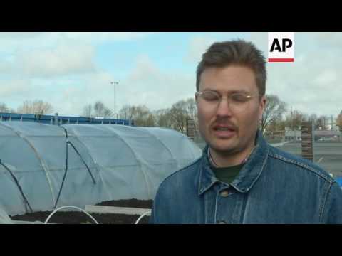 Urban farmers thrive in busy city centre