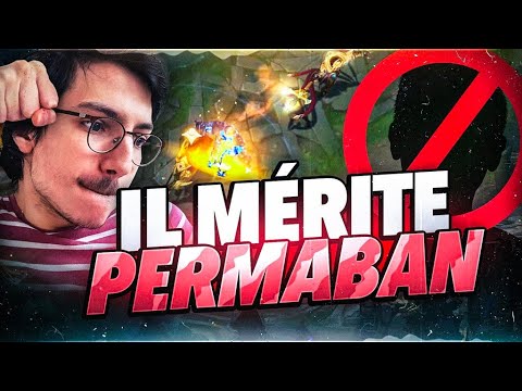 CE JOUEUR PRO MÉRITE UN PERMABAN