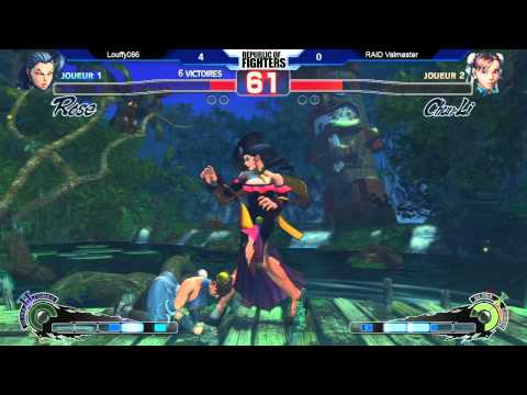 Republic Of Fighters #2 - SF4 Grande Finale - WDM Luffy (Rose) vs Raid Valmaster (Chun-Li)