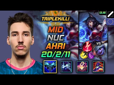 Ahri Mid Build Nuc Everfrost Electrocute - LOL EUW GrandMaster Patch 13.15