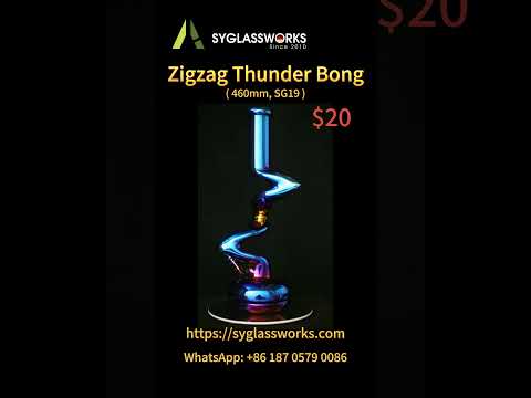 Zigzag Thunder Bong #paraphernalia #csc #420daily #glass #710dabs #cannabissocialclub #cannabisstore