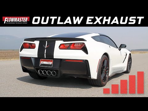 2014-19 Corvette C7, 6.2L 4 Valve NPP - Outlaw Axle-back Exhaust System 817783
