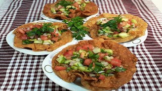 Çıtır Yufka Çanağında Kaşık Salatası Tarifi - Salata Tarifleri