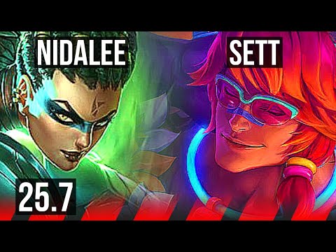 NIDALEE vs SETT (TOP) | 7/1/0 | KR Master | 25.7
