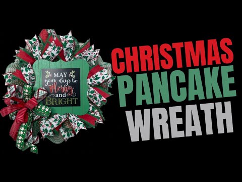 DIY Christmas Pancake Wreath | Merry and Bright Holiday Wreath