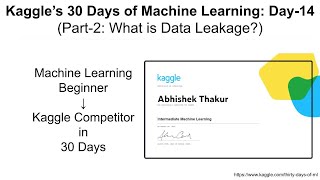 Kaggle's 30 Days Of ML (Day-14 Part-2): What is Data Leakage?