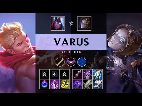 Varus Mid vs Orianna - EUW Master Patch 25.10