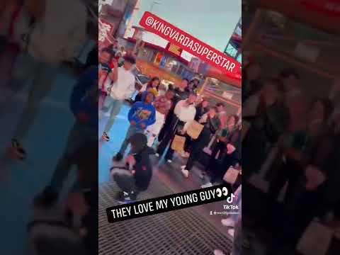 KingVarDaSuperStar getting Sturdy in Times Square with King Jodeyyy
