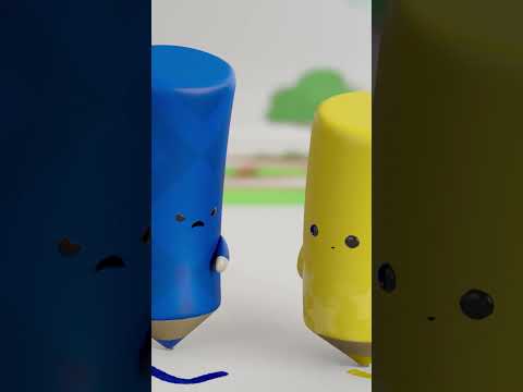 ¿Por qué el lápiz amarillo lo dejó? 😢