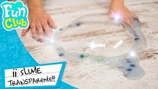 *¡SLIME TRANSPARENTE!* 💫 Con PURPURINA y JOYAS 💎 | Fun Club
