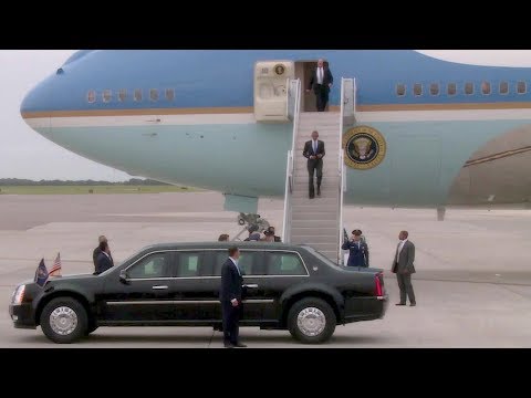 President Obama Arrives at MacDill AFB in Air Force One (Sep, 2014)