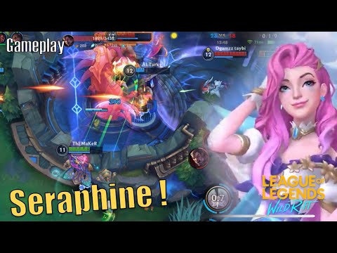 Wild Rift  Seraphine & Samira vs Pyke & Jinx Dragon Lane (Support !!)